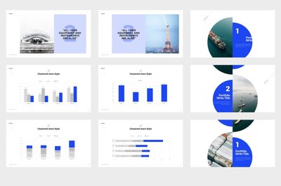 企业产品策划提案幻灯片PPT模版 KULA Powerpoint Template项目策划
